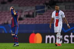 Leo Messi y Kylian Mbappé