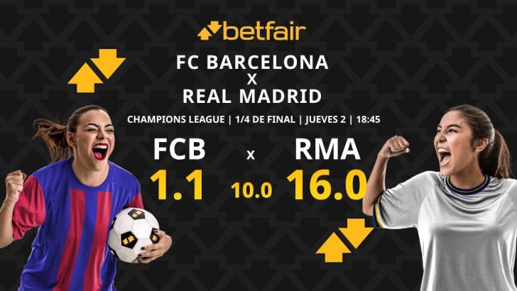 FC Barcelona - Real Madrid: horario, dónde ver, pronósticos, estadísticas y cuadro