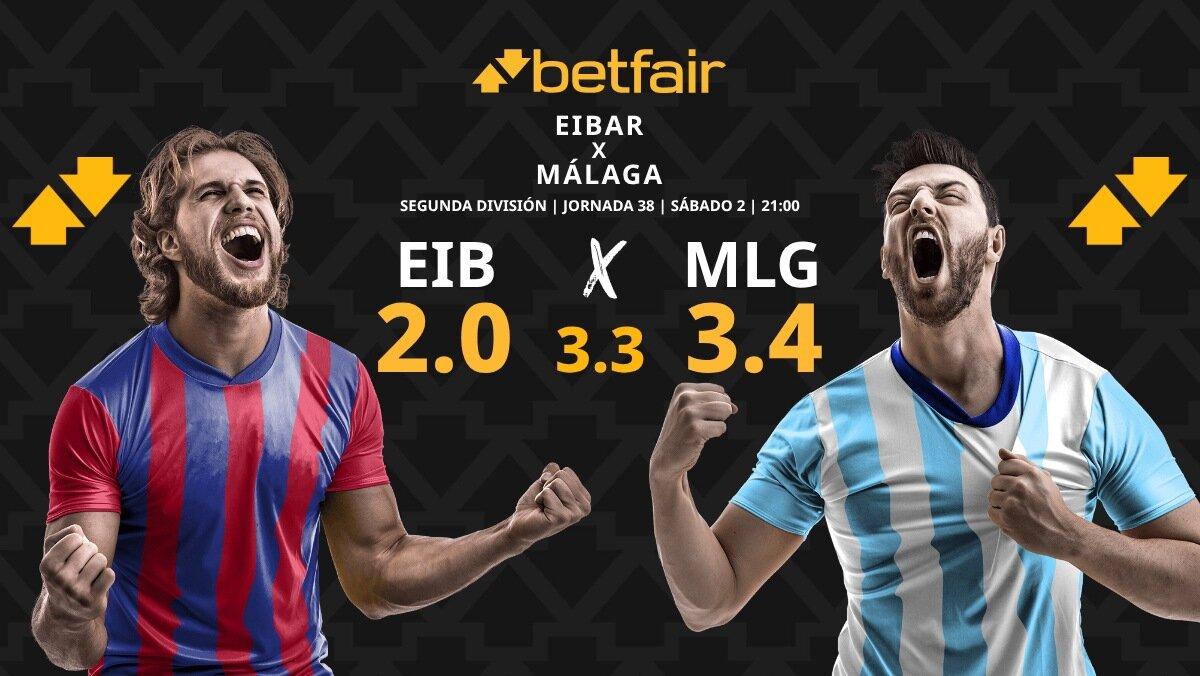 Eibar - Málaga: horario, dónde ver, estadísticas, pronósticos y clasificación
