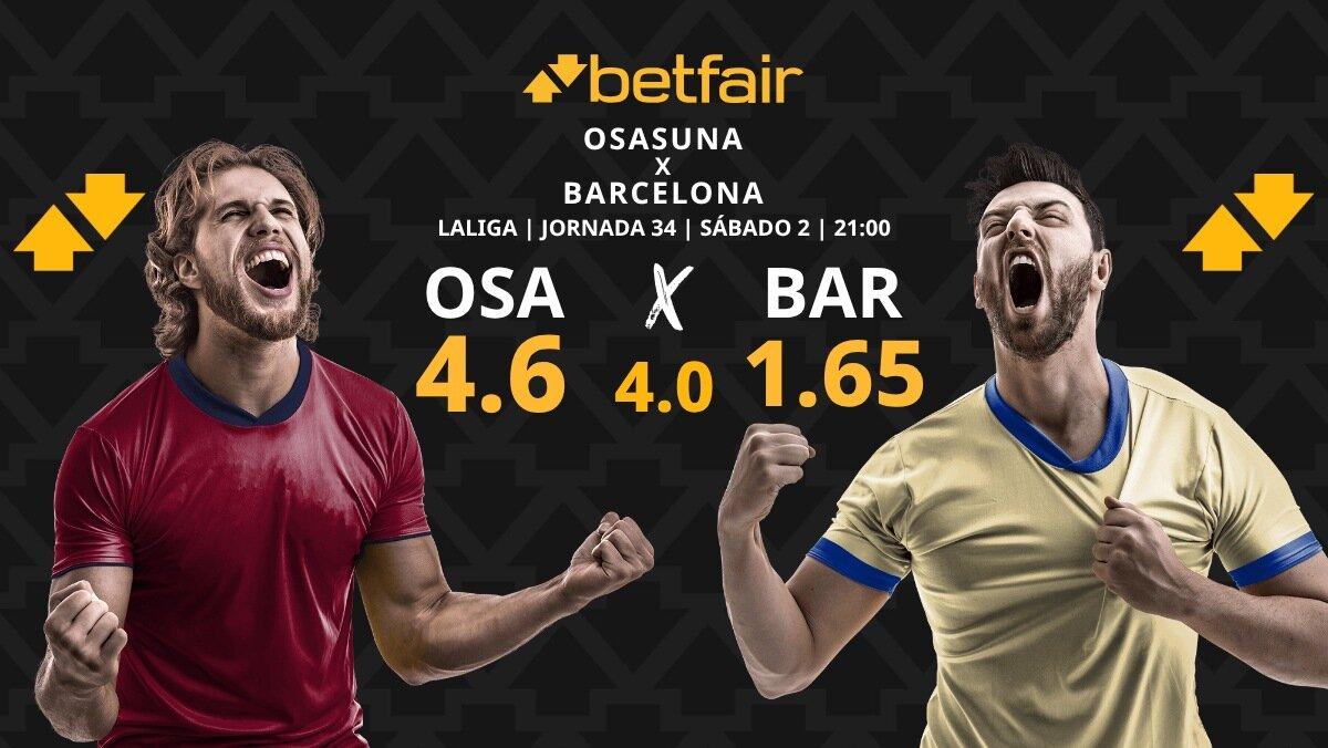 Osasuna - Barcelona: horario, dónde ver, estadísticas, pronósticos y clasificación