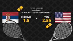Novak Djokovic vs. Taylor Fritz: horario, dónde ver, estadísticas y pronósticos