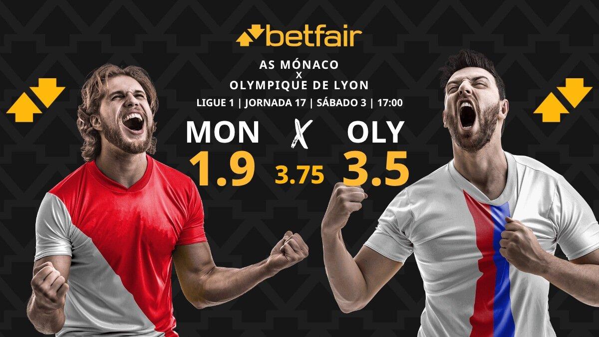 AS Mónaco vs. Olympique de Lyon: horario, dónde ver, pronósticos y clasificación