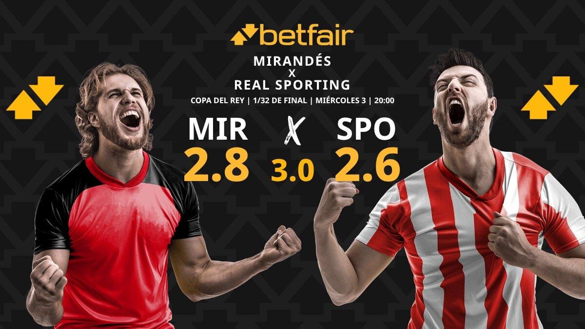 CD Mirandés vs. Real Sporting de Gijón: horario, dónde ver, pronósticos y estadísticas