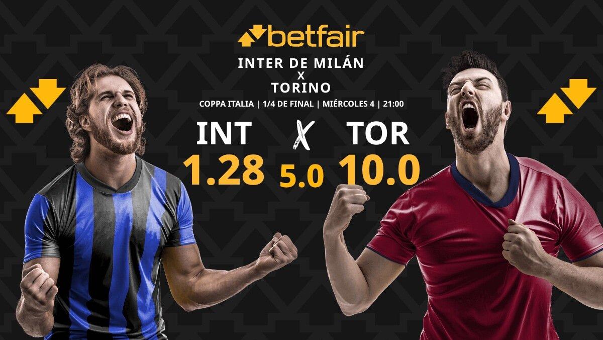 Inter de Milán vs. Torino: horario, dónde ver, pronósticos y estadísticas