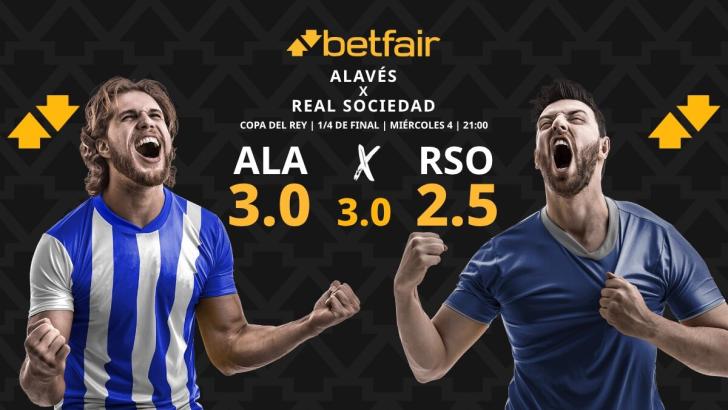 Deportivo Alavés vs. Real Sociedad: horario, dónde ver, pronósticos y estadísticas