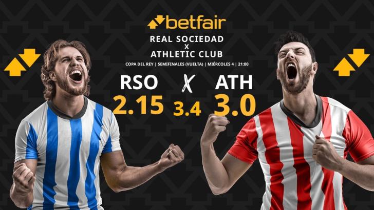 Real Sociedad - Athletic Club: horario, dónde ver, pronósticos y estadísticas