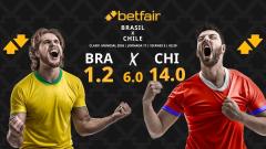 Brasil vs. Chile: horario, dónde ver, pronósticos y clasificación