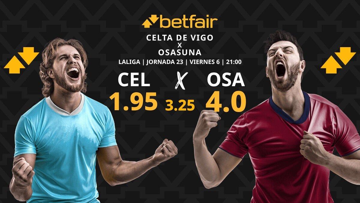 Celta de Vigo vs. Osasuna: horario, dónde ver, pronósticos y clasificación
