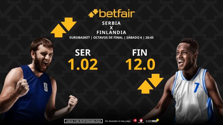 Serbia vs. Finlandia: horario, dónde ver, pronósticos y estadísticas