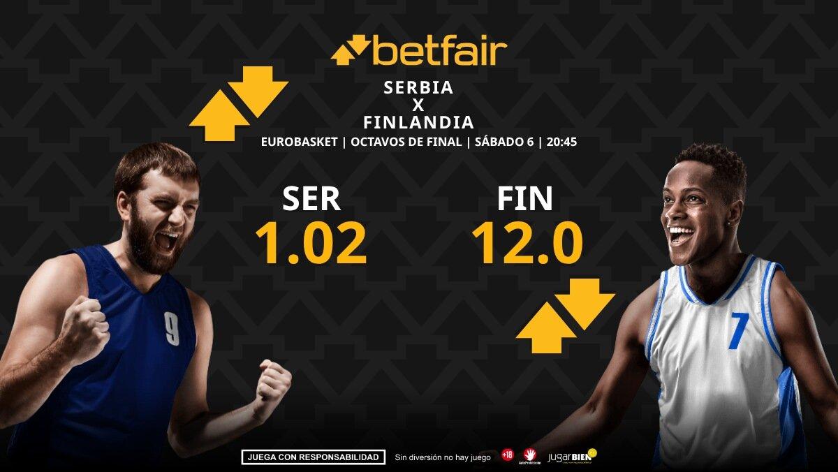 Serbia vs. Finlandia: horario, dónde ver, pronósticos y estadísticas