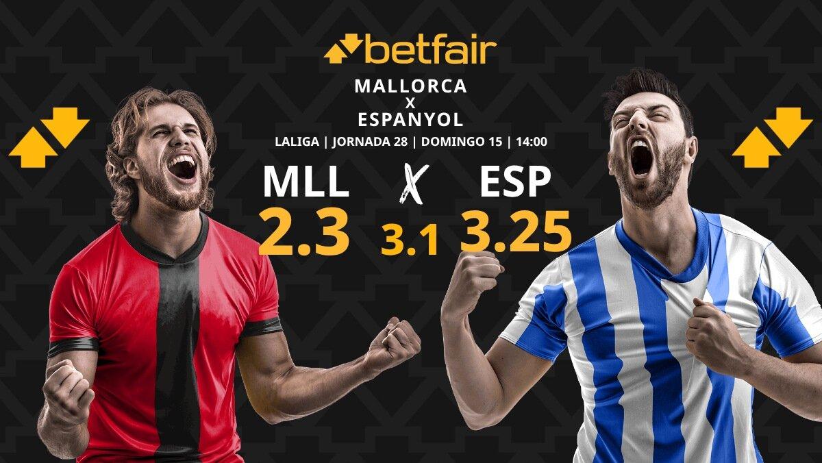 Mallorca - Espanyol: horario, dónde ver, pronósticos, estadísticas y clasificación