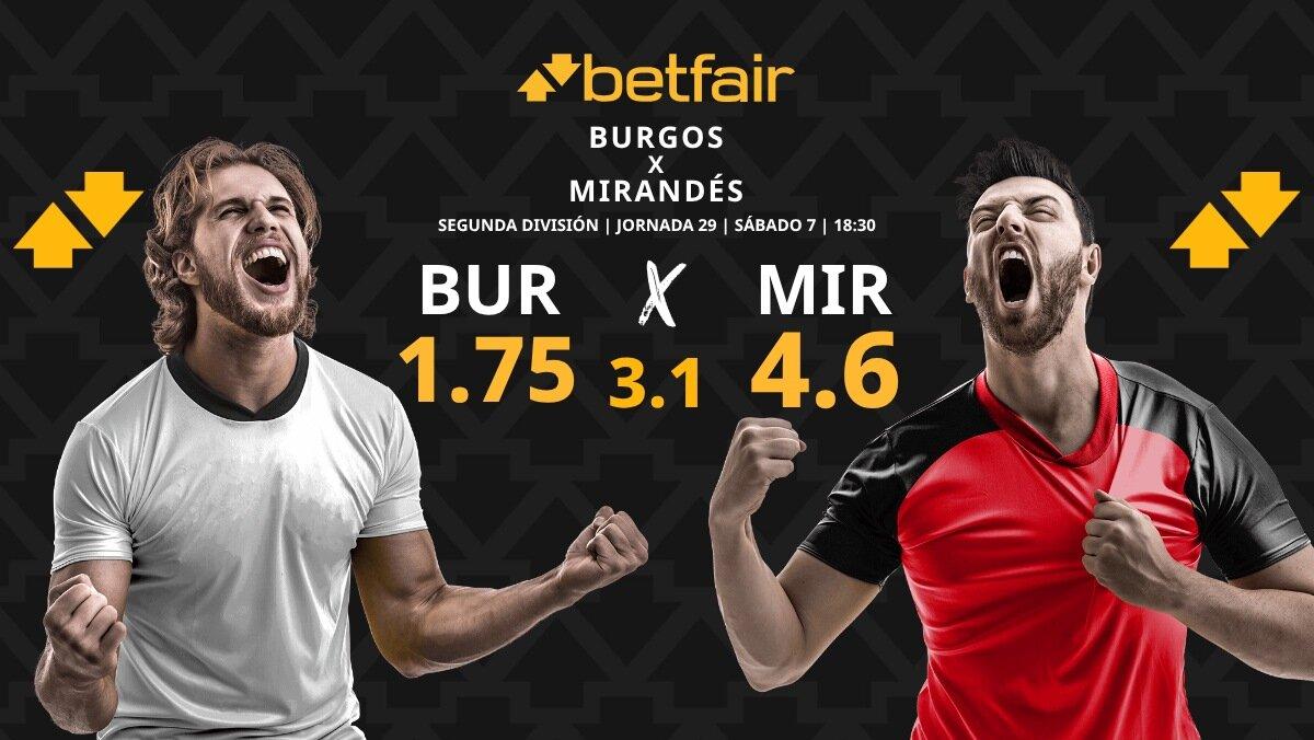 Burgos - Mirandés: horario, dónde ver, pronósticos, estadísticas y clasificación