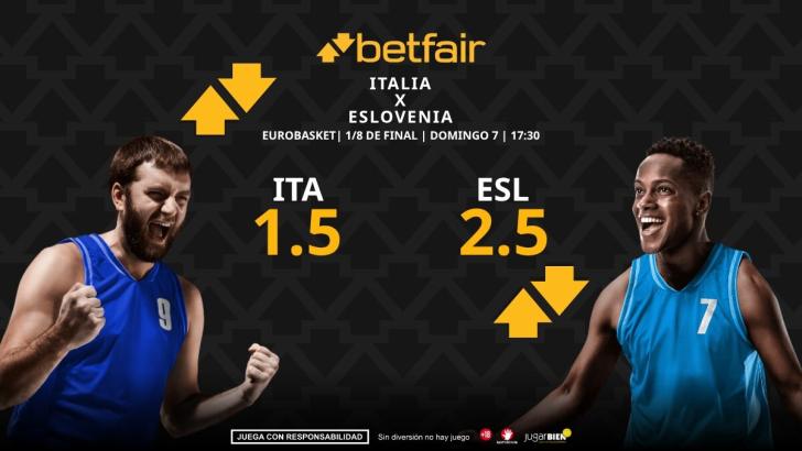 Italia vs. Eslovenia: horario, dónde ver, pronósticos y cuadro