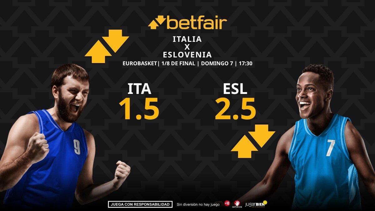 Italia vs. Eslovenia: horario, dónde ver, pronósticos y cuadro
