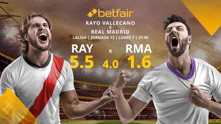 Rayo Vallecano vs. Real Madrid: horario, TV, alineaciones, estadísticas y pronósticos