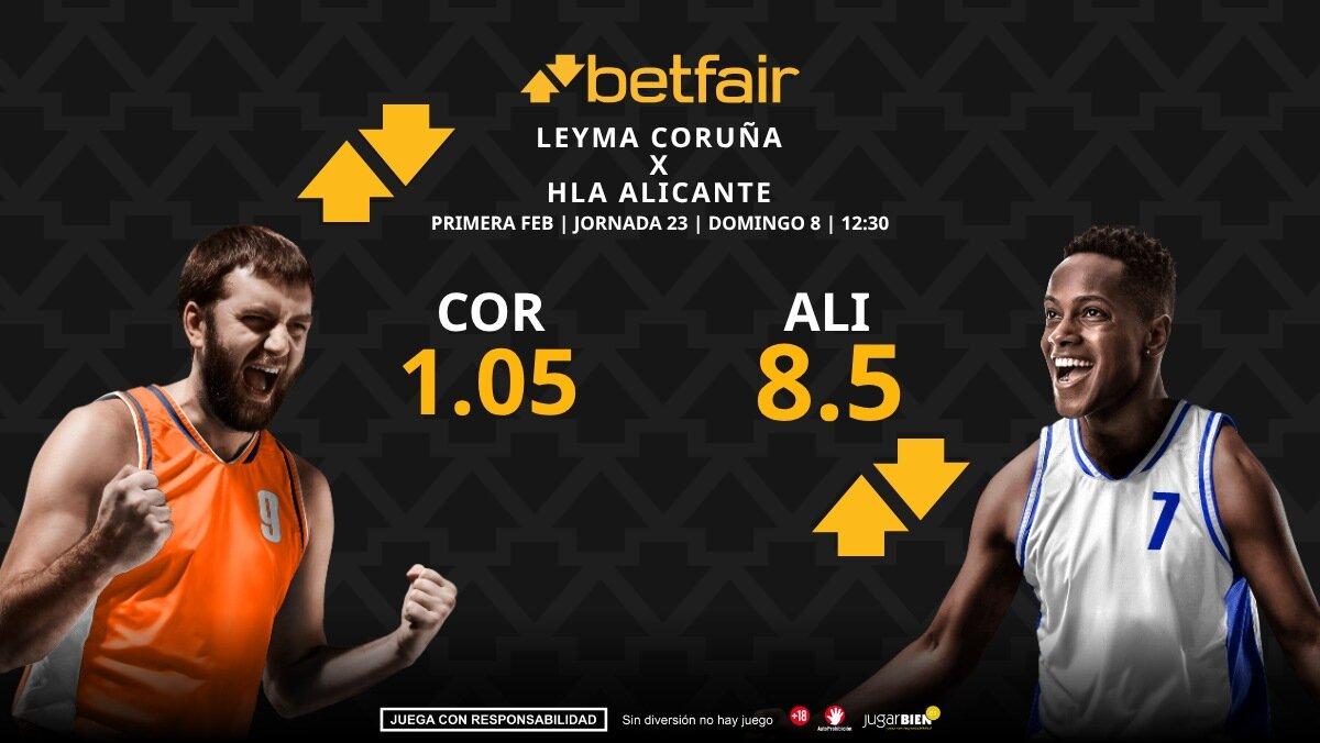 Leyma Coruña - HLA Alicante: horario, dónde ver, pronósticos, estadísticas y clasificación