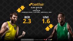 ALBA Berlín - Unicaja Málaga: horario, dónde ver, pronósticos y estadísticas