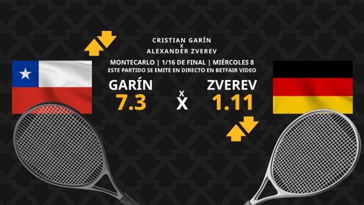 Cristian Garín - Alexander Zverev: horario, dónde ver, estadísticas y pronósticos