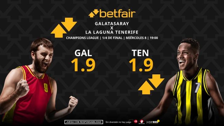 Galatasaray - La Laguna Tenerife: horario, dónde ver, estadísticas, pronósticos y cuadro