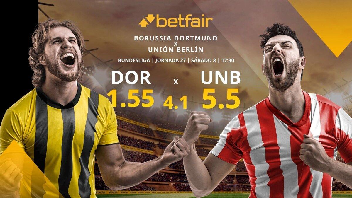 Borussia Dortmund vs. 1. FC Unión Berlín: alineaciones, horario, TV, estadísticas y pronósticos
