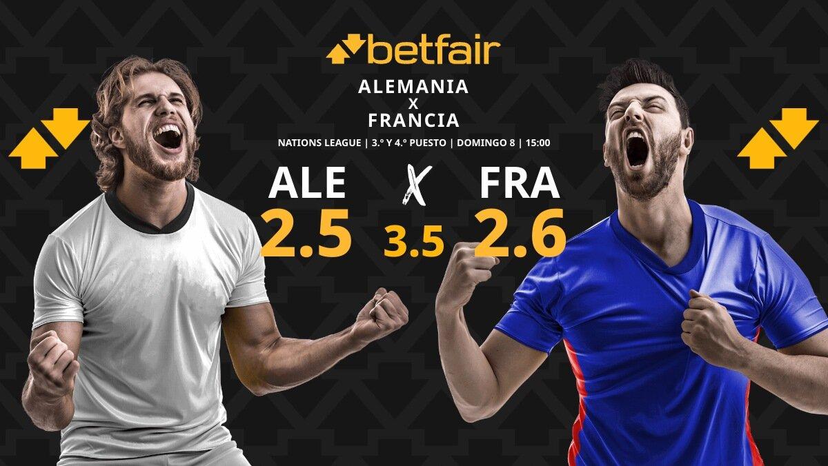 Alemania vs. Francia: horario, dónde ver, pronósticos y cuadro