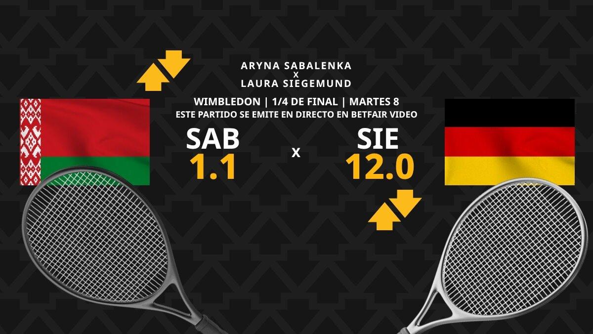 Aryna Sabalenka vs. Laura Siegemund: horario, dónde ver, estadísticas y pronósticos