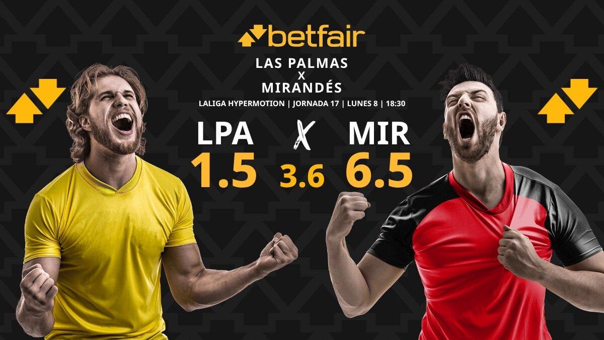 UD Las Palmas vs. CD Mirandés: horario, dónde ver, pronósticos y clasificación