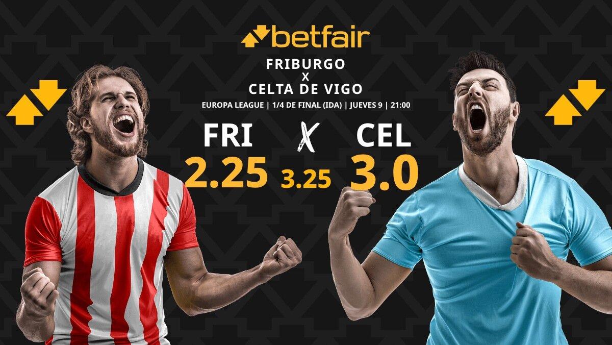 Friburgo - Celta de Vigo: horario, dónde ver, pronósticos, estadísticas y cuadro