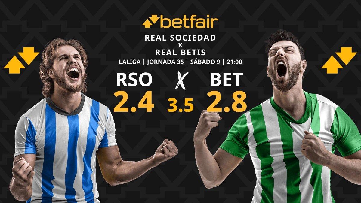 Real Sociedad - Real Betis Balompié: horario, dónde ver, pronósticos, estadísticas y clasificación