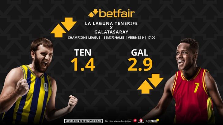 La Laguna Tenerife vs. Galatasaray: horario, TV, estadísticas, cuadro y pronósticos
