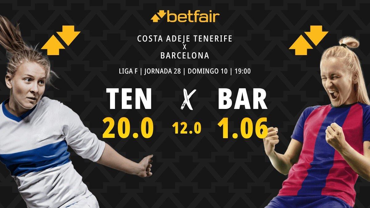 Costa Adeje Tenerife - FC Barcelona: horario, dónde ver, estadísticas, pronósticos y clasificación