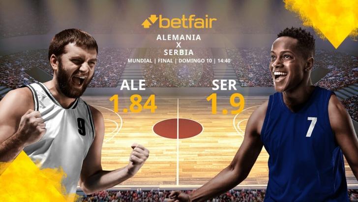 Alemania vs. Serbia: horario, TV, estadísticas, cuadro y pronósticos
