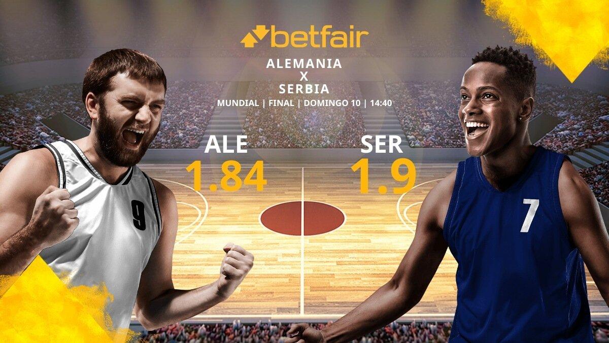 Alemania vs. Serbia: horario, TV, estadísticas, cuadro y pronósticos