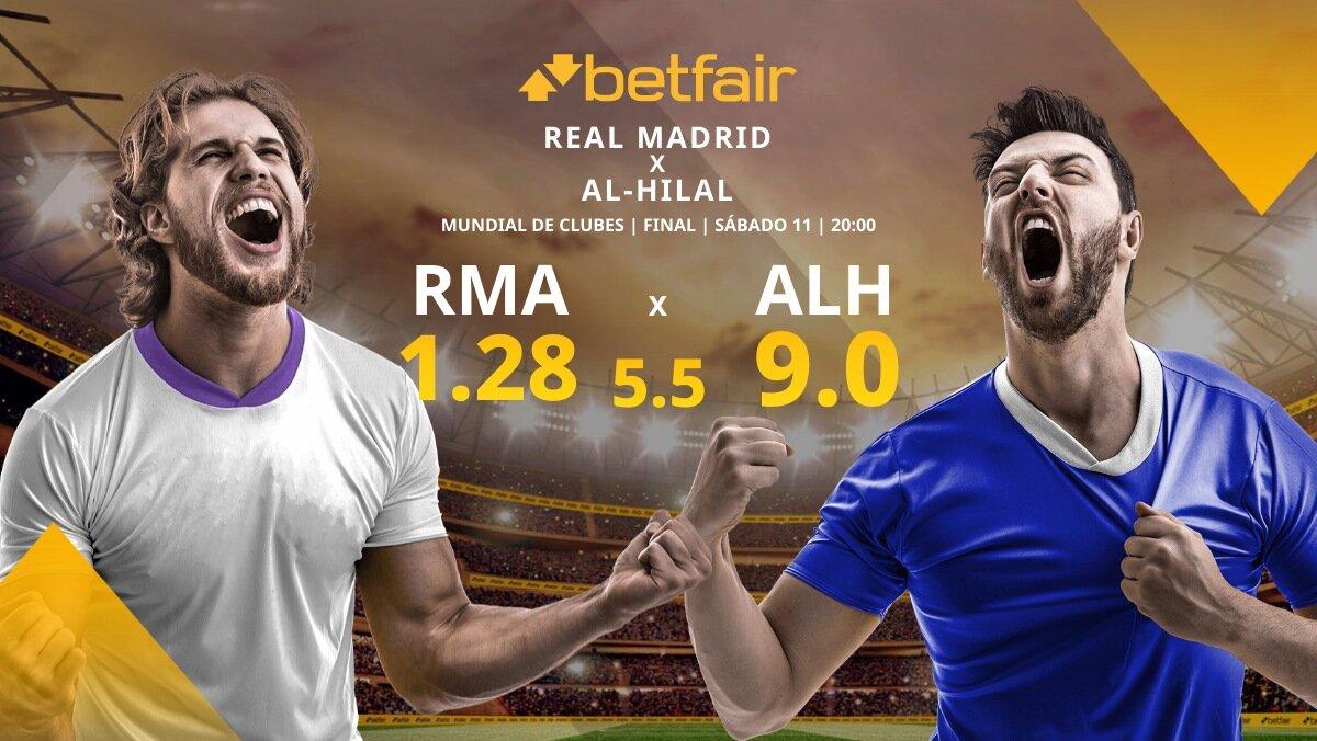 Real Madrid vs. Al-Hilal: horario, TV, alineaciones, estadísticas y mejores pronósticos