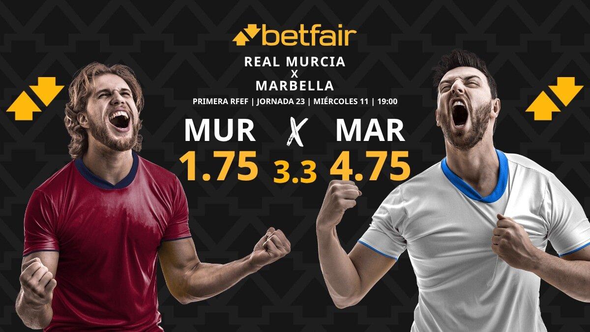 Real Murcia - Marbella: horario, dónde ver, pronósticos, estadísticas y clasificación