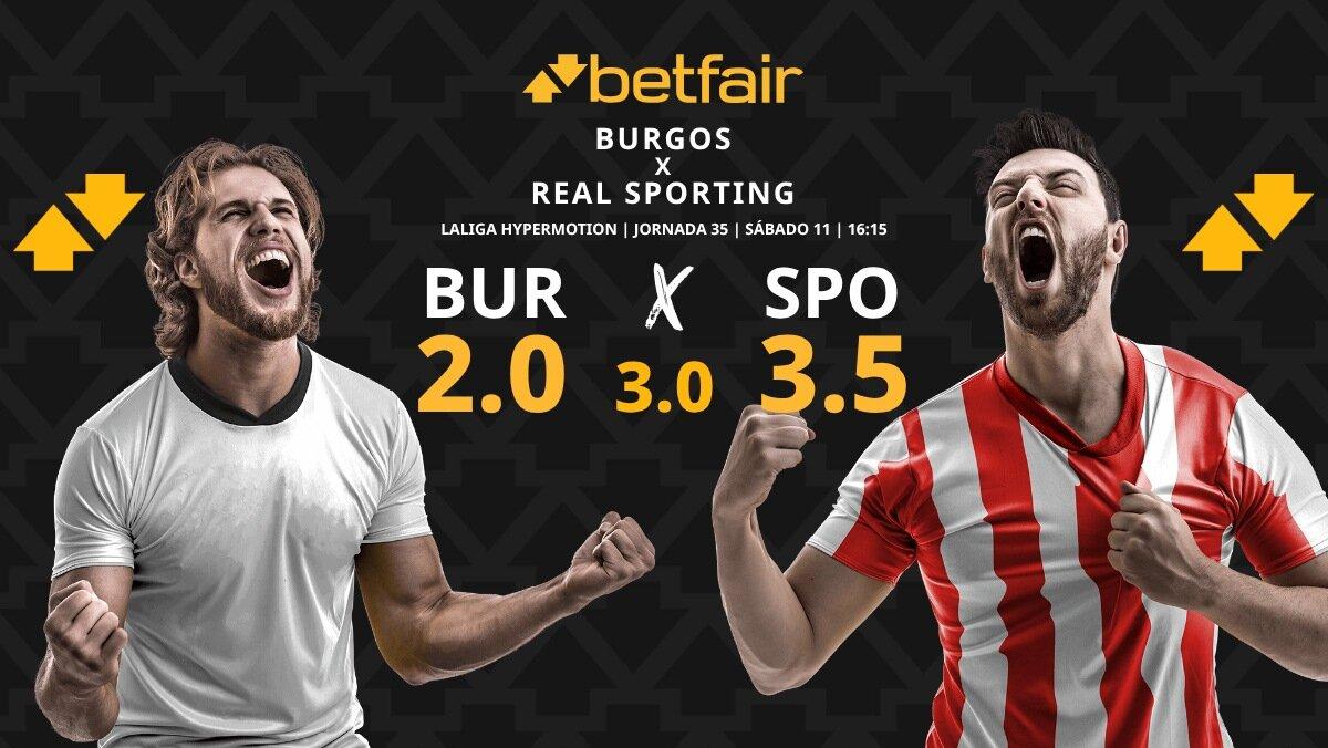 Burgos CF - Real Sporting de Gijón: horario, dónde ver, estadísticas, pronósticos y clasificación