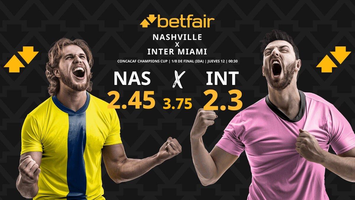 Nashville - Inter Miami: horario, dónde ver, estadísticas y pronósticos