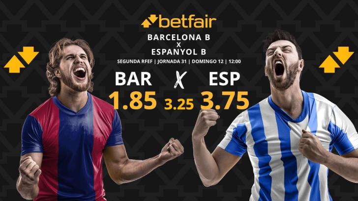 FC Barcelona B - Espanyol B: horario, dónde ver, estadísticas, pronósticos y clasificación