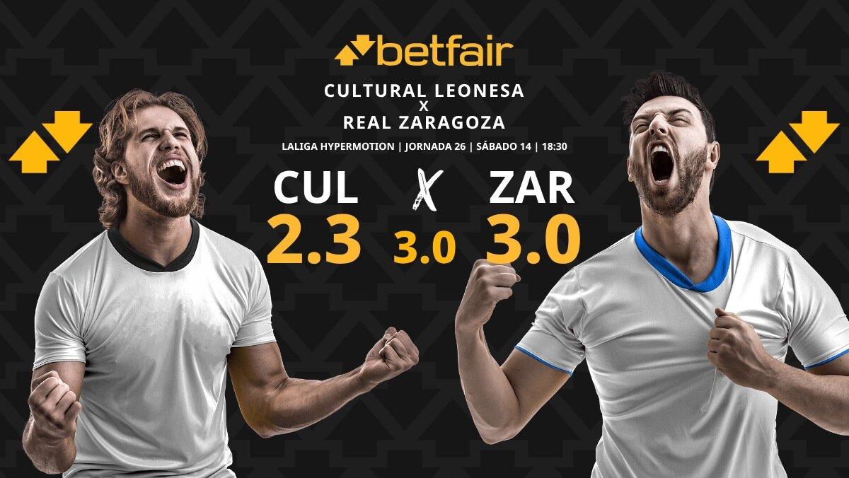 Cultural Leonesa - Real Zaragoza: horario, dónde ver, pronósticos, estadísticas y clasificación