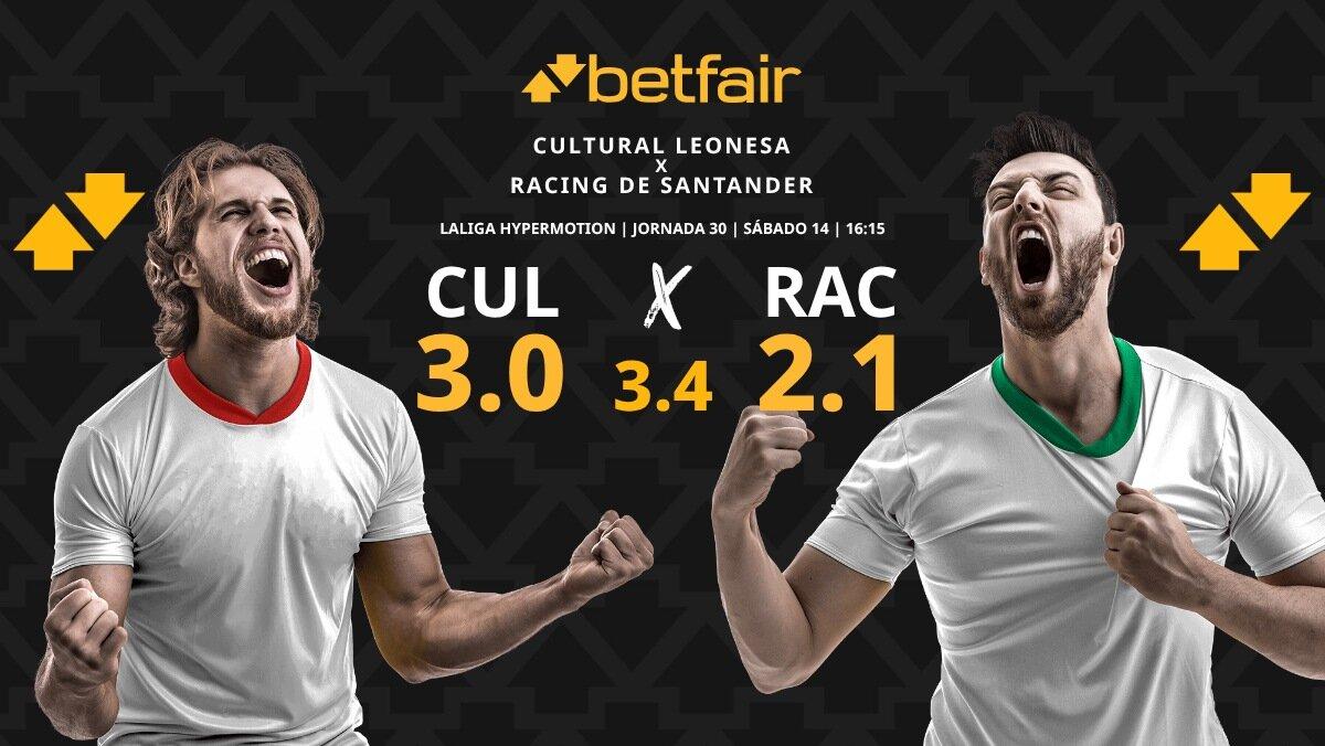 Cultural Leonesa - Racing de Santander: horario, dónde ver, estadísticas, pronósticos y clasificación