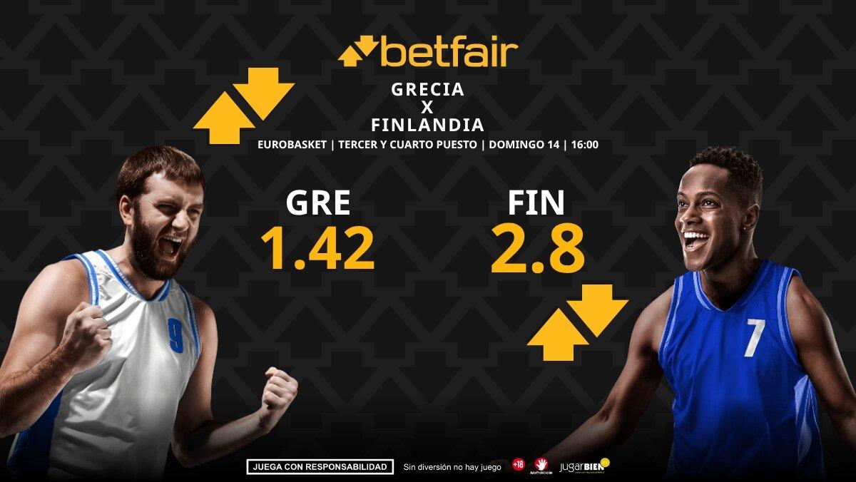 Grecia vs. Finlandia: horario, dónde ver, pronósticos y estadísticas