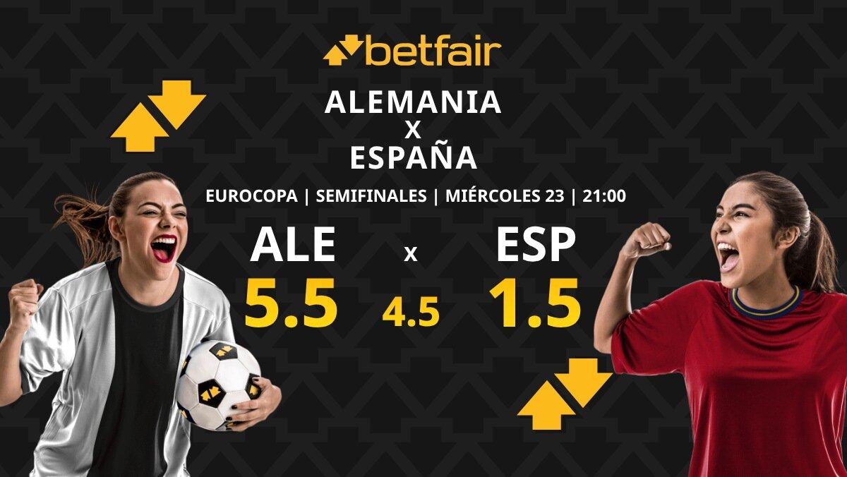 Alemania vs. España: horario, dónde ver, pronósticos y cuadro