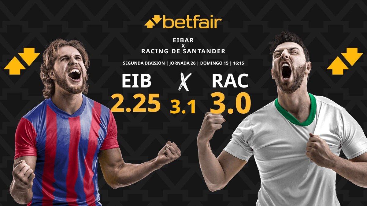 Eibar - Racing de Santander: horario, dónde ver, estadísticas, pronósticos y clasificación