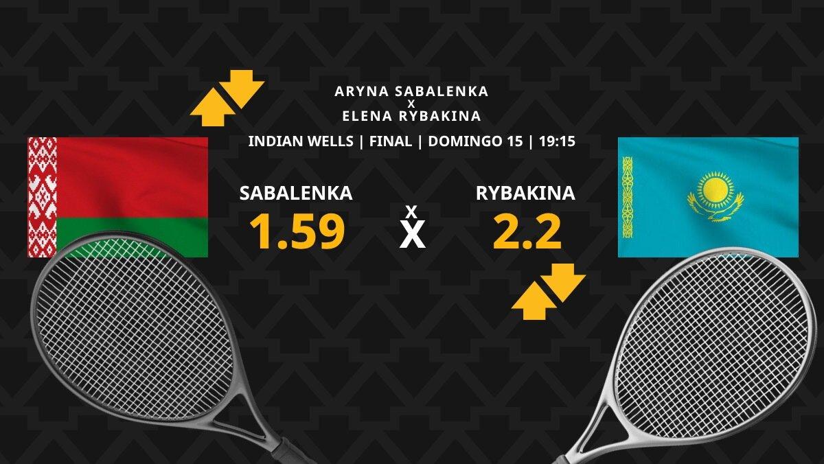Aryna Sabalenka - Elena Rybakina: horario, dónde ver, estadísticas y pronósticos