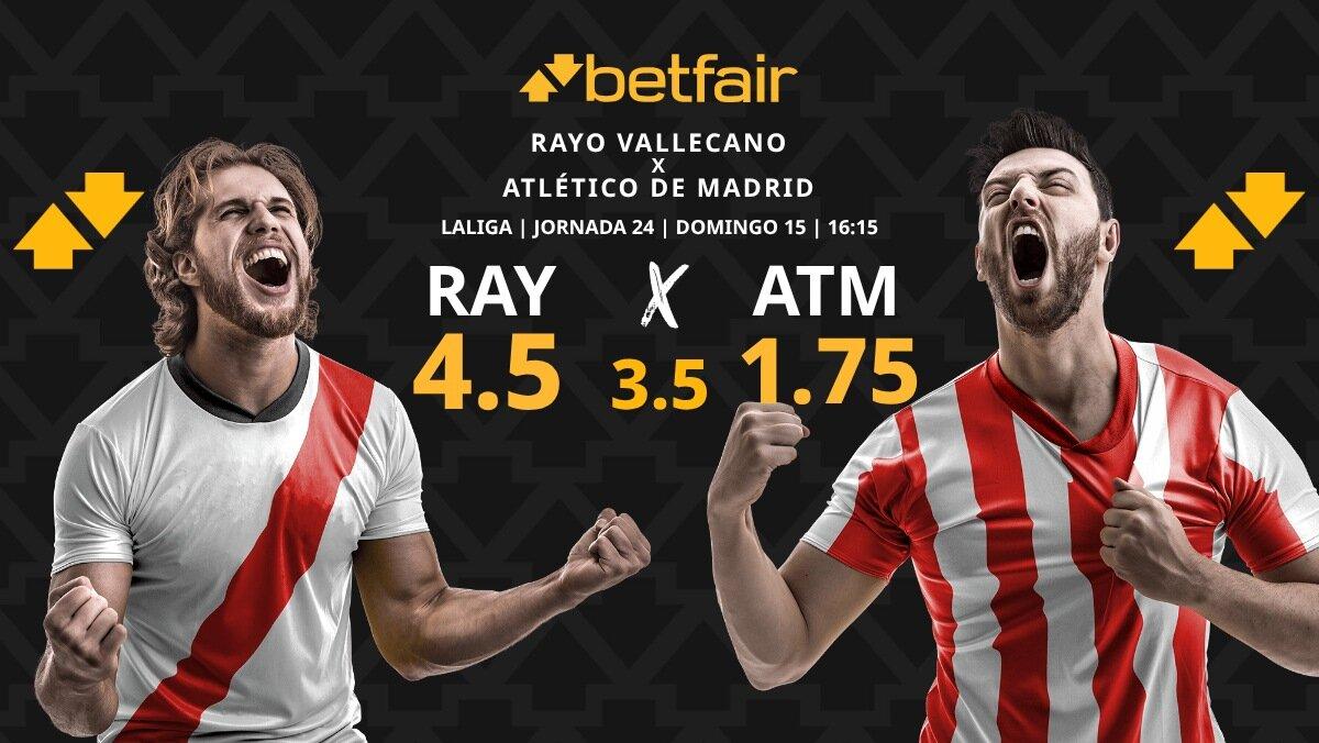 Rayo Vallecano - Atlético de Madrid: horario, dónde ver, pronósticos y estadísticas