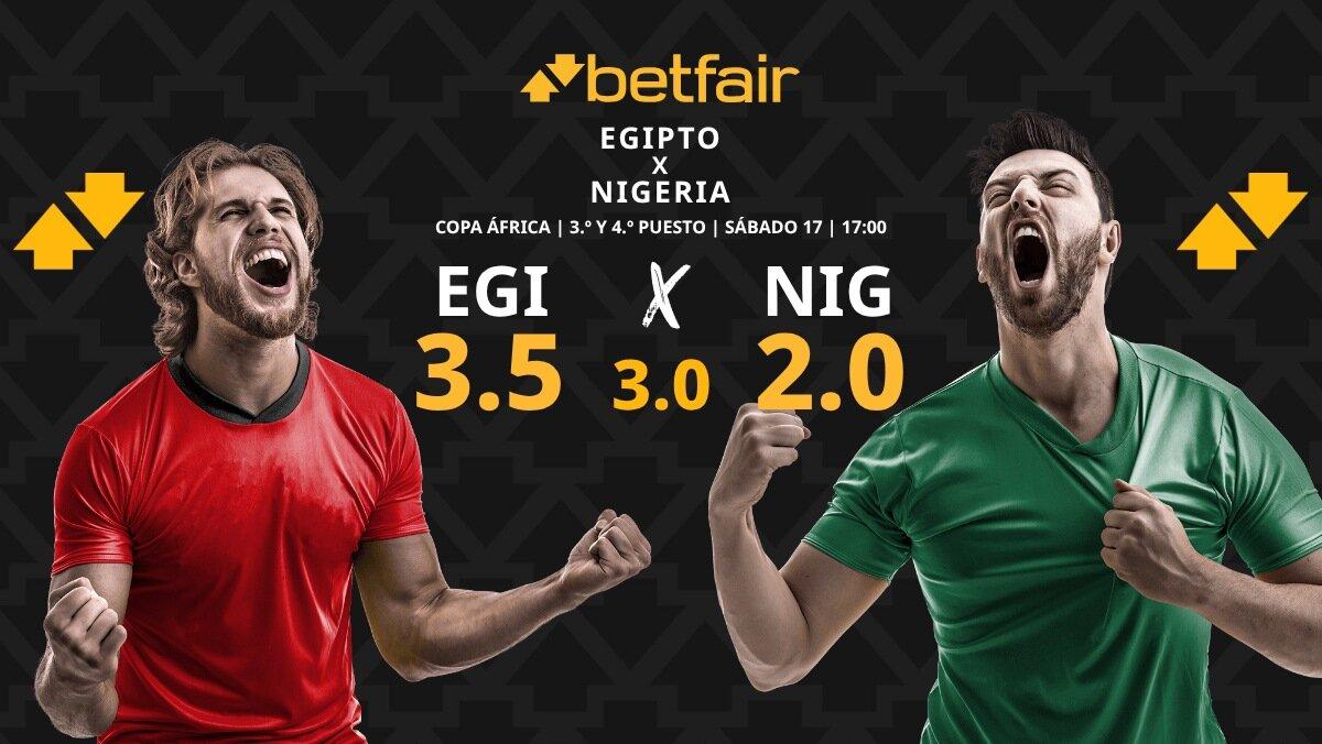 Egipto vs. Nigeria: horario, dónde ver, pronósticos y cuadro