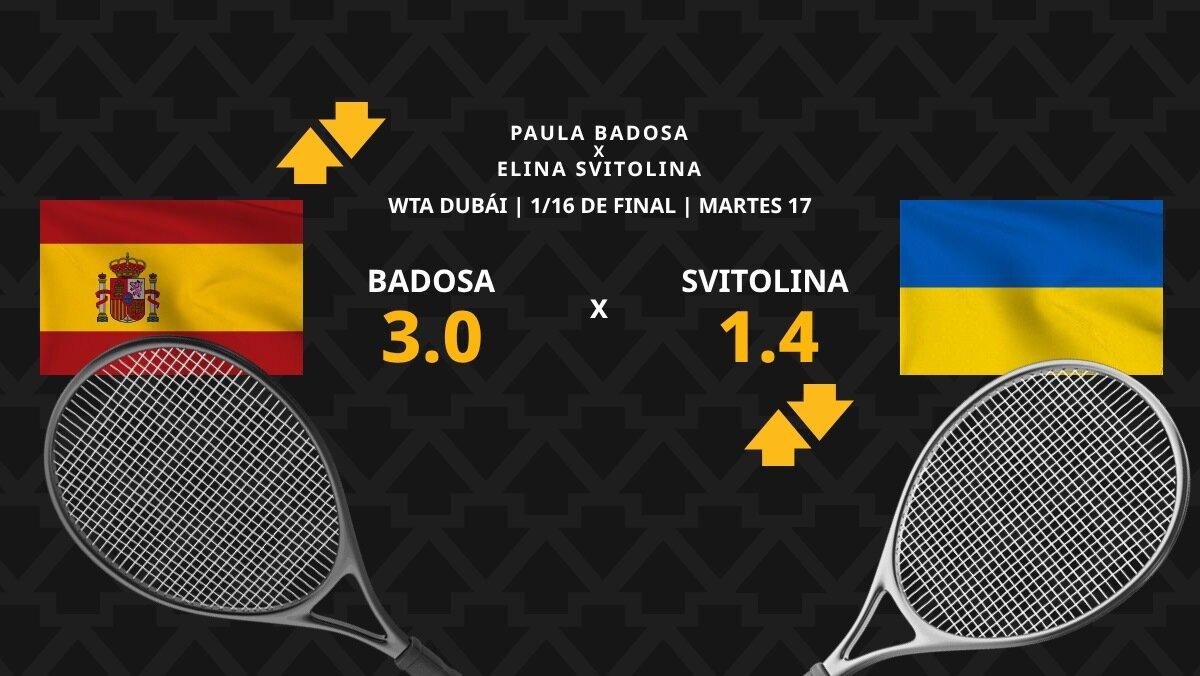 Paula Badosa - Elina Svitolina: horario, dónde ver, estadísticas y pronósticos