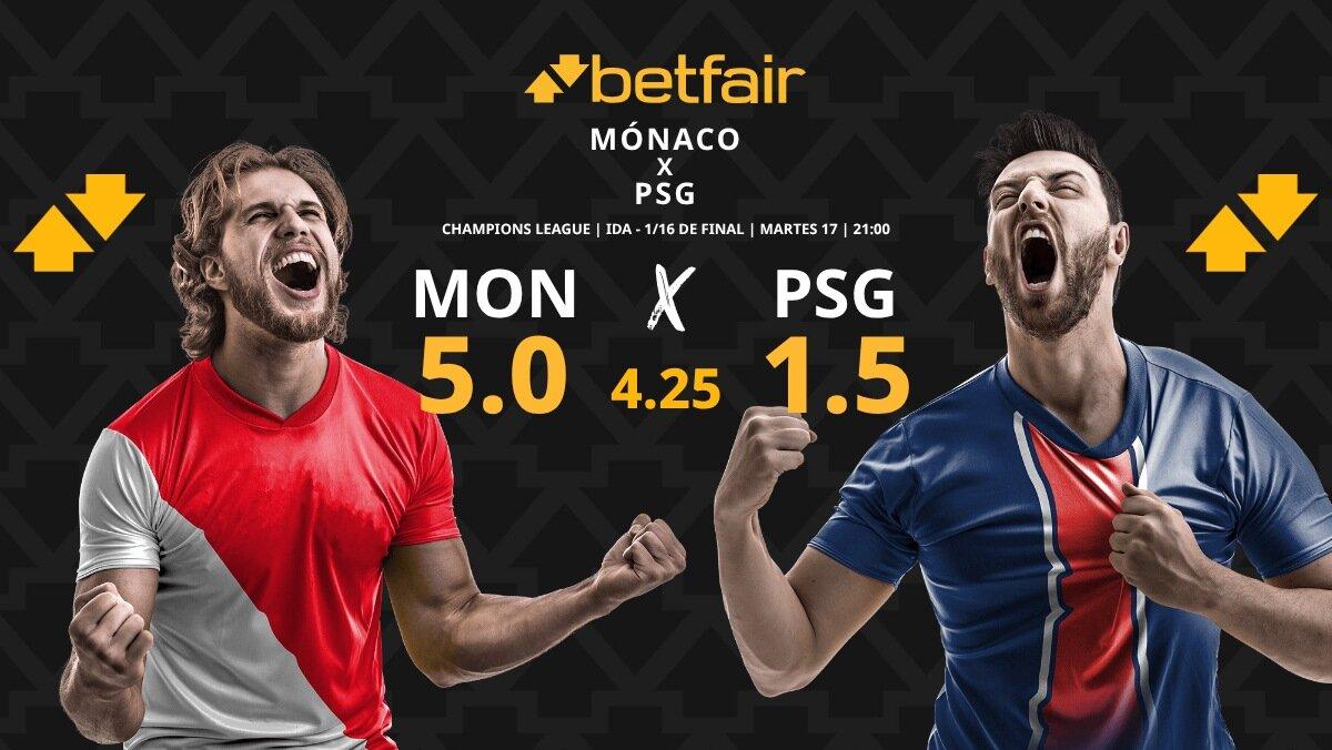 Mónaco - PSG (ida): horario, dónde ver, pronósticos y estadísticas