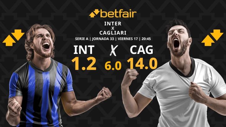Inter - Cagliari: horario, dónde ver, estadísticas, pronósticos y clasificación