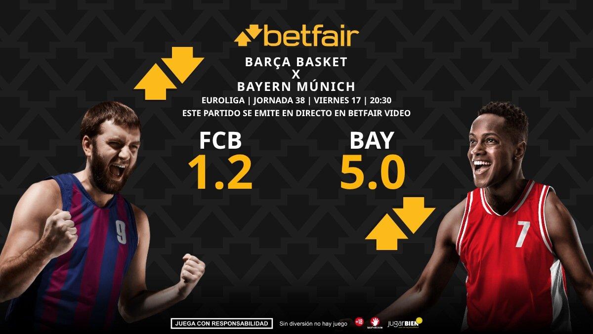 Barça Basket - Bayern Múnich: horario, dónde ver, pronósticos, estadísticas y clasificación